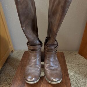 Brown Knee-High Boots